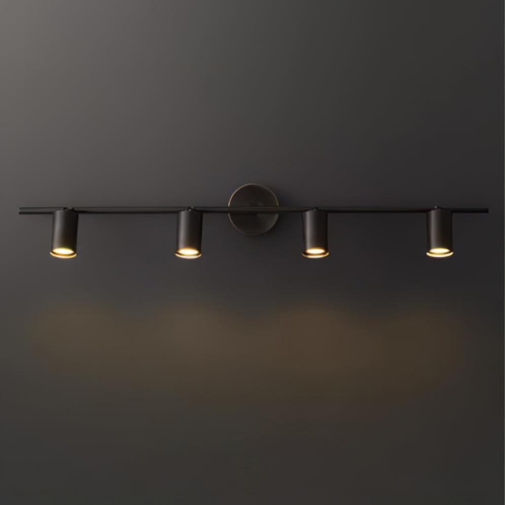 Zavelle Brass Spotlight Wall Light-Moonnatur