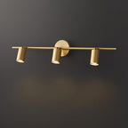 Zavelle Brass Spotlight Wall Light-Moonnatur