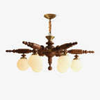 Silveneth Wood Chandelier-Moonnatur