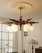 Silveneth Wood Chandelier-Moonnatur