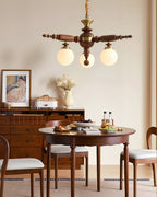 Silveneth Wood Chandelier-Moonnatur