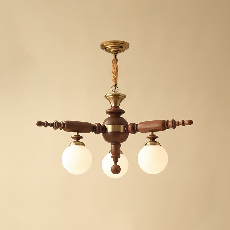 Silveneth Wood Chandelier-Moonnatur