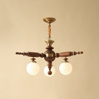 Silveneth Wood Chandelier-Moonnatur