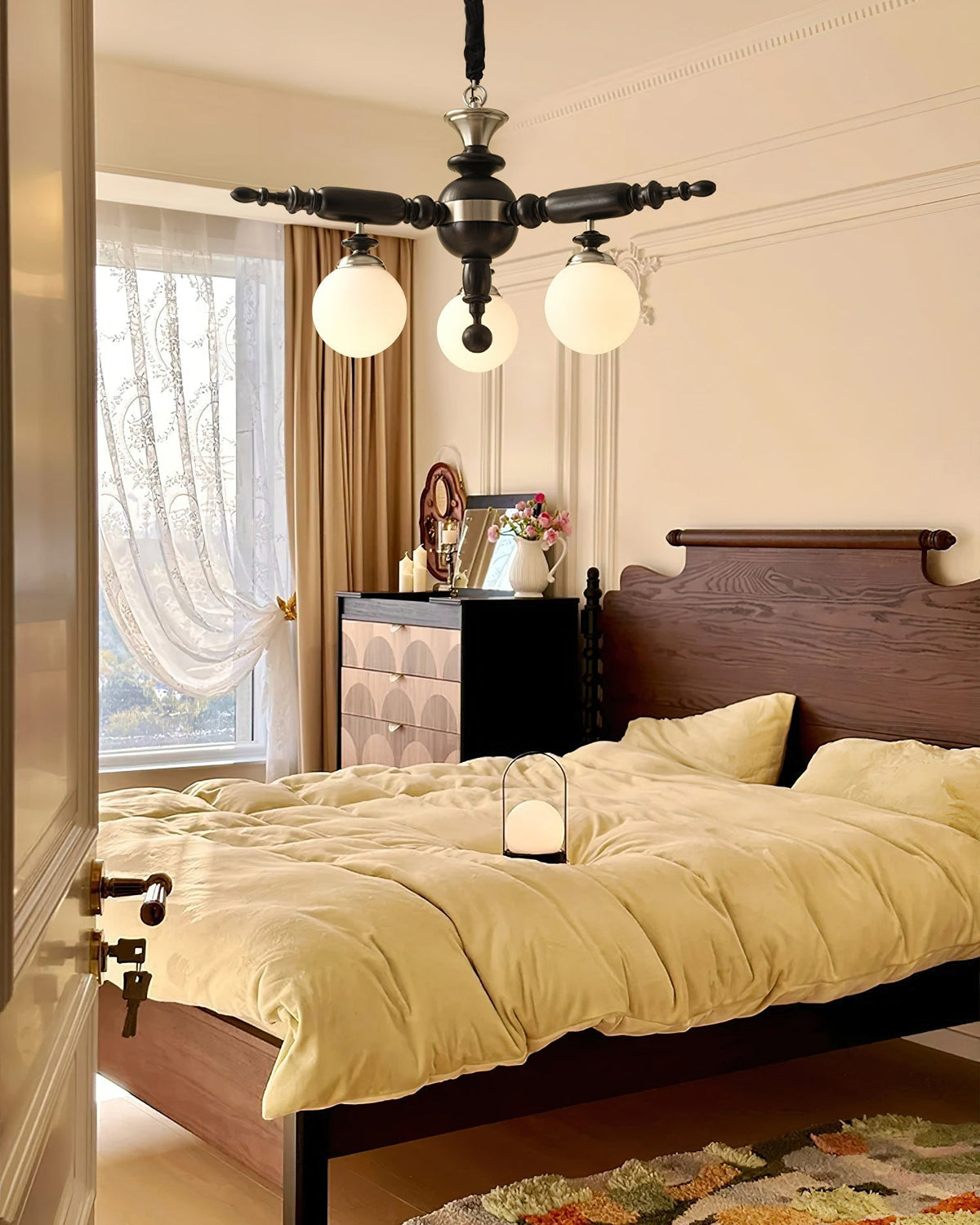 Silveneth Wood Chandelier-Moonnatur