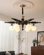 Silveneth Wood Chandelier-Moonnatur