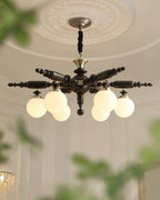 Silveneth Wood Chandelier-Moonnatur