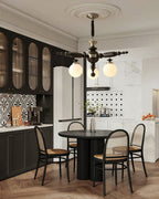Silveneth Wood Chandelier-Moonnatur