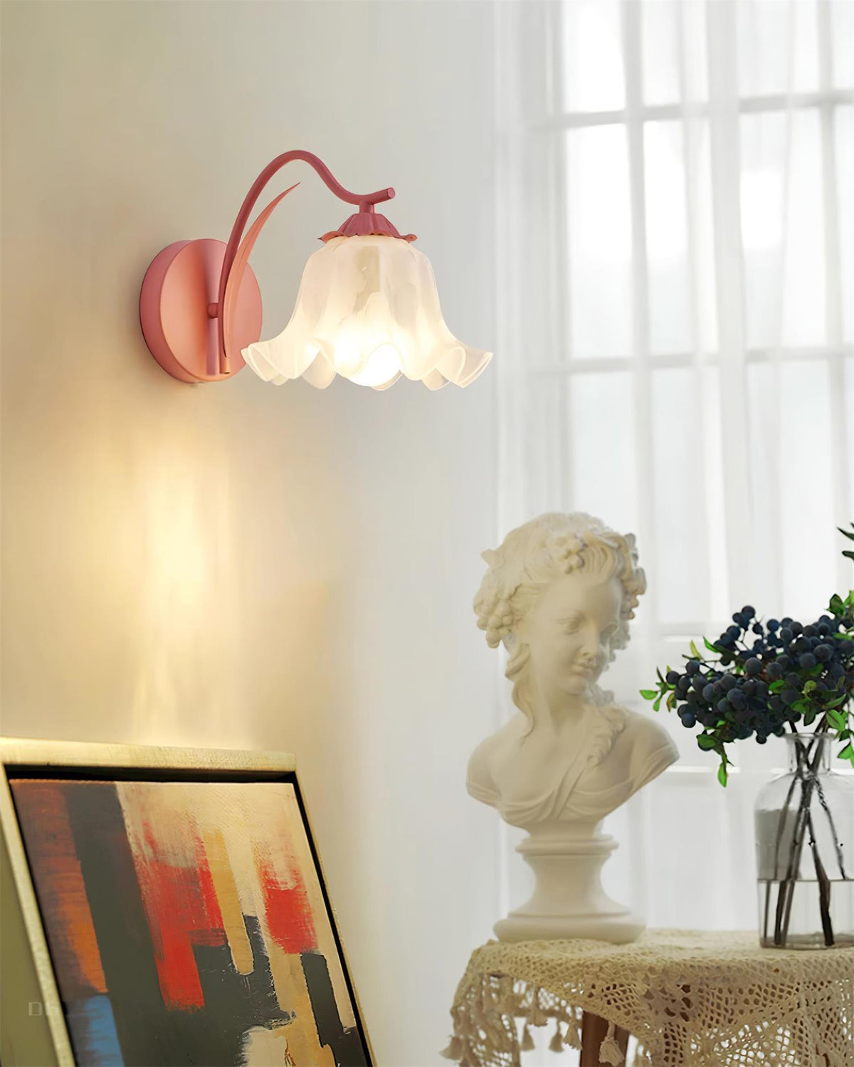 Lathenelle Acrylic Wall Light-Moonnatur