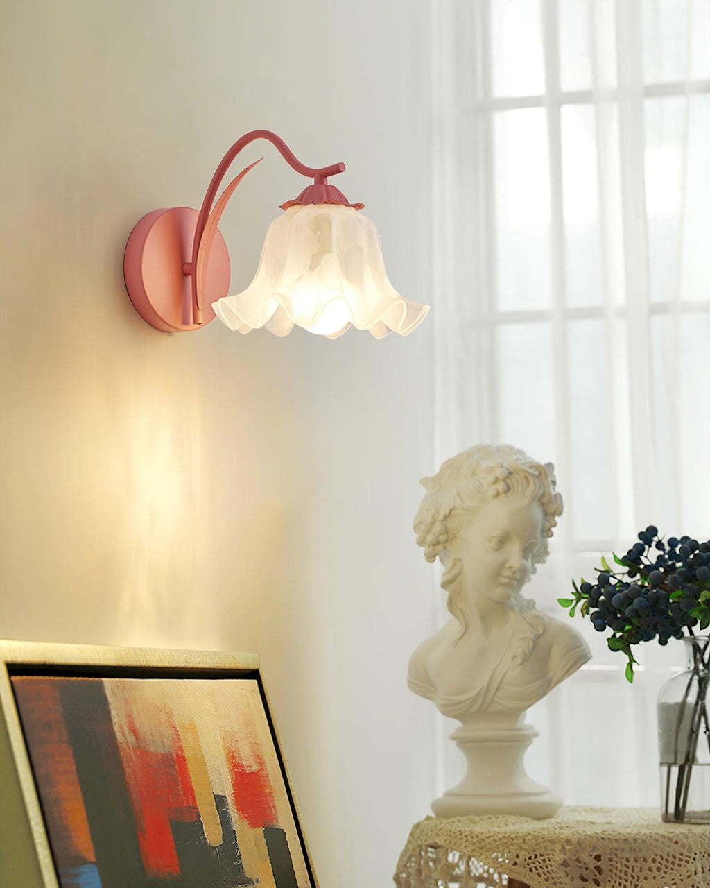 Lathenelle Acrylic Wall Light-Moonnatur