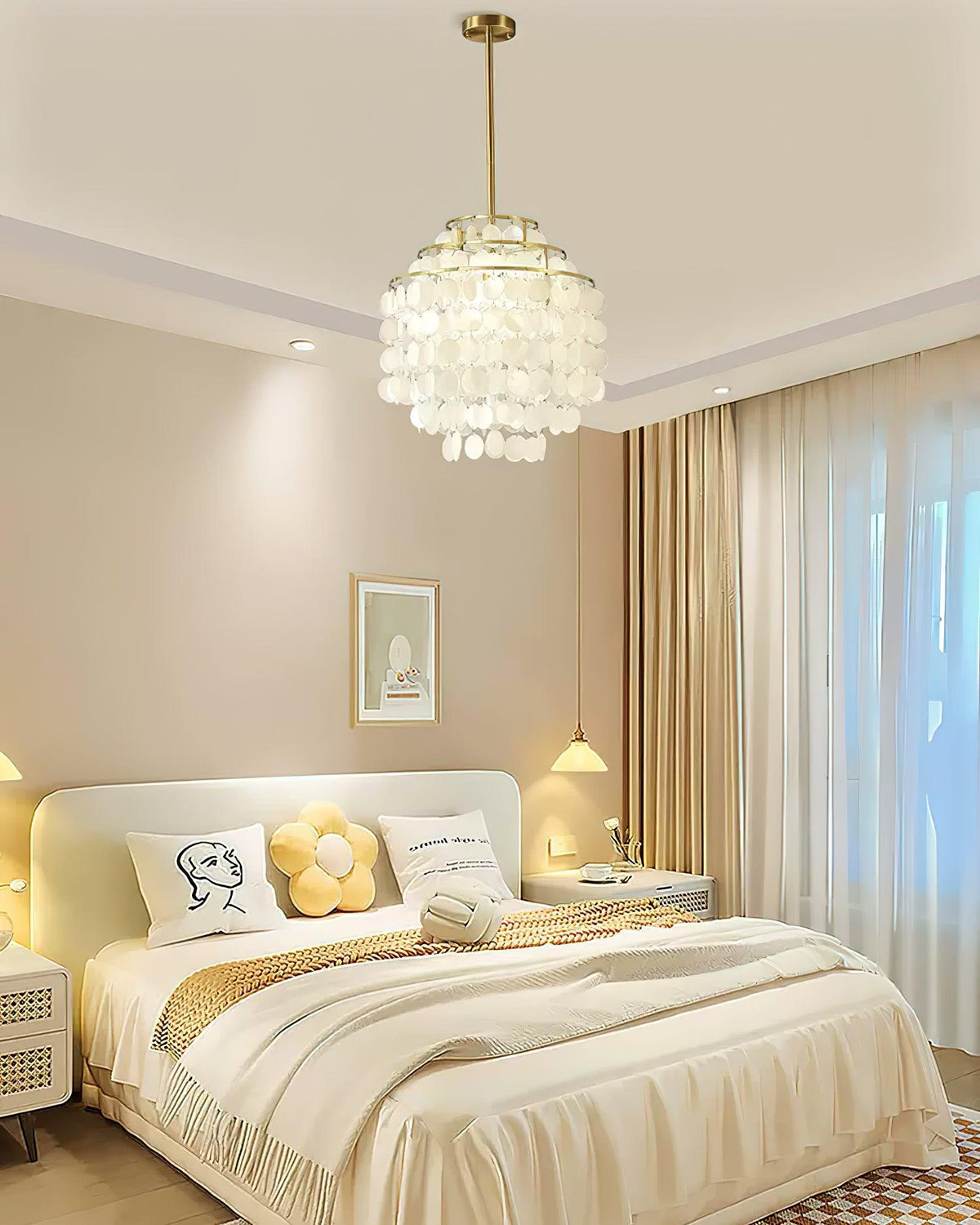 Faravel Shell Chandelier-Moonnatur