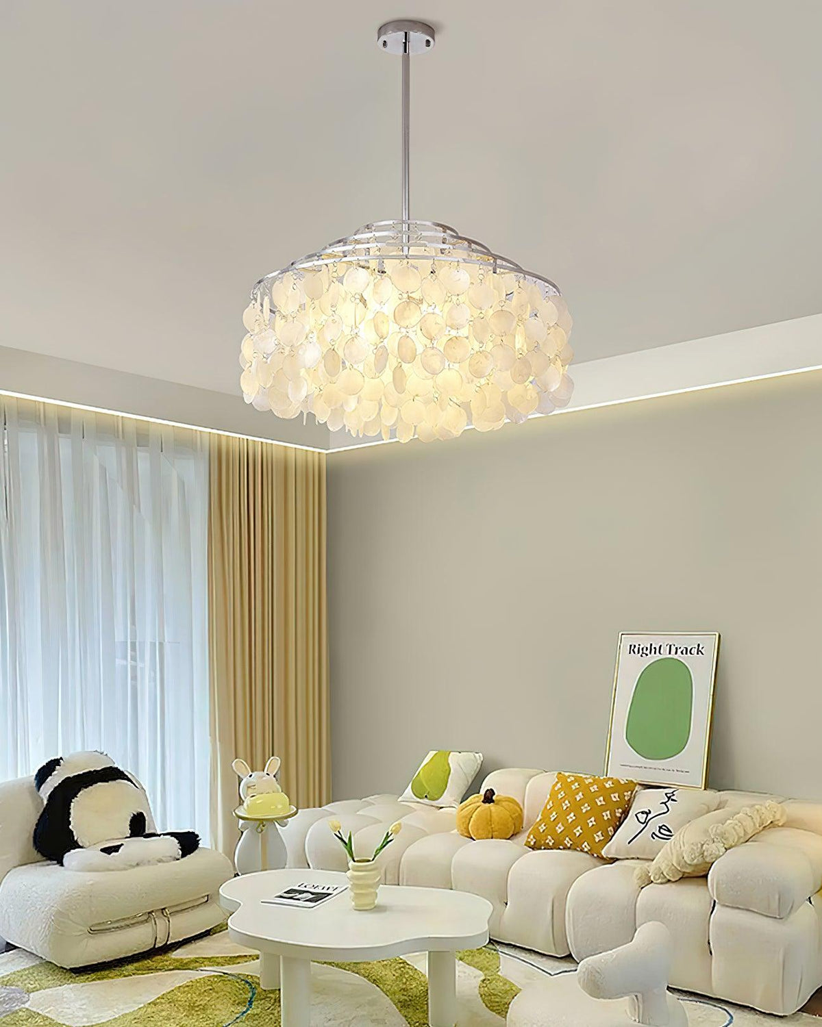 Faravel Shell Chandelier-Moonnatur