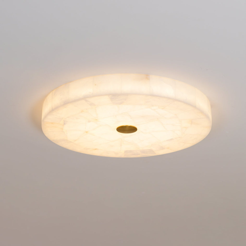 Sorrelrose Alabaster Ceiling Light-Moonnatur