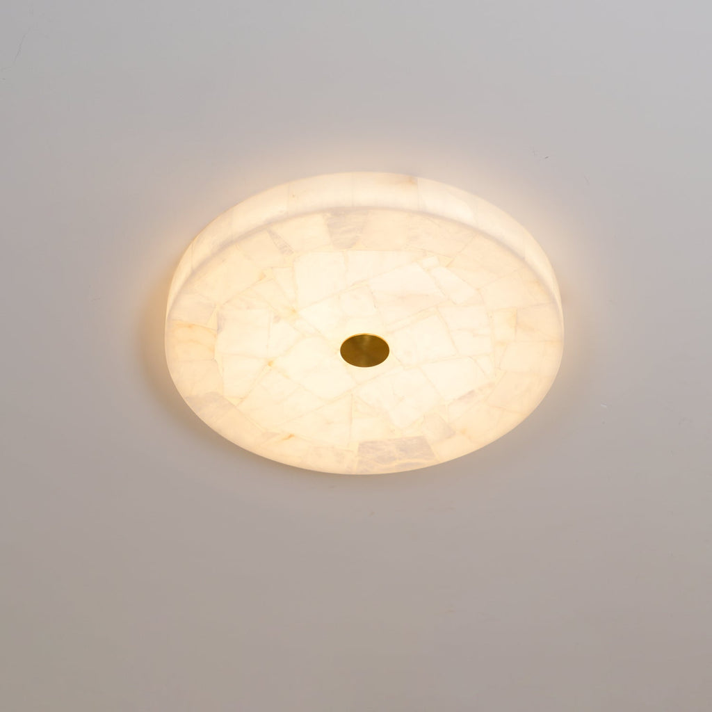 Sorrelrose Alabaster Ceiling Light-Moonnatur