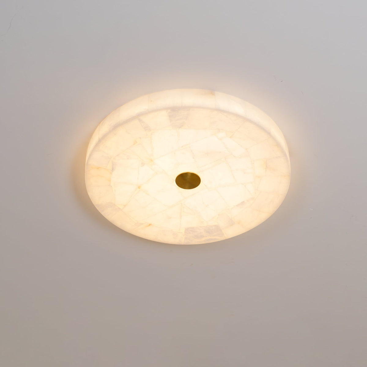 Sorrelrose Alabaster Ceiling Light-Moonnatur