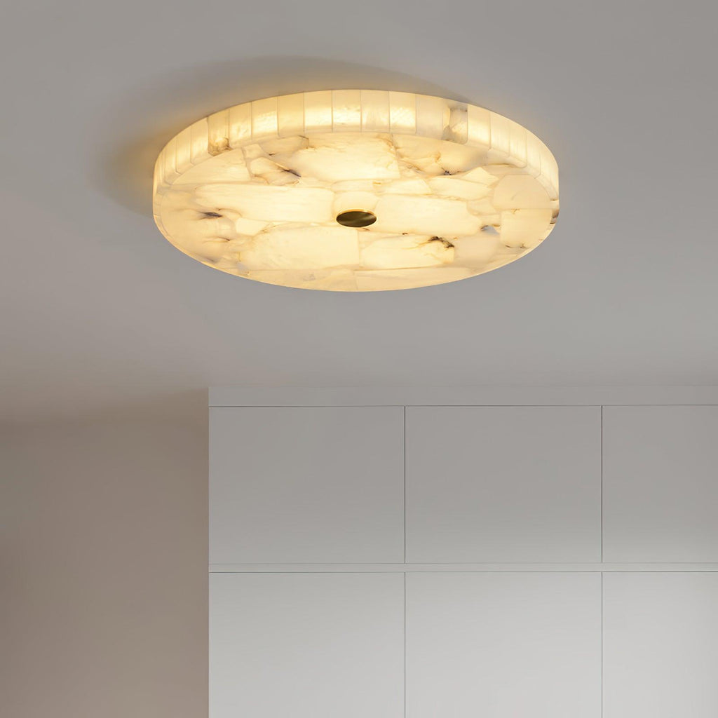 Sorrelrose Alabaster Ceiling Light-Moonnatur