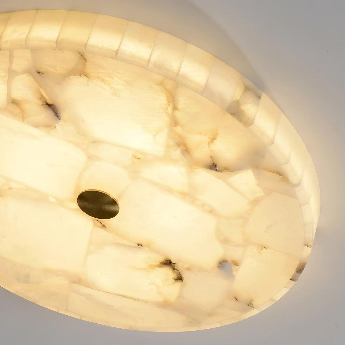 Sorrelrose Alabaster Ceiling Light-Moonnatur