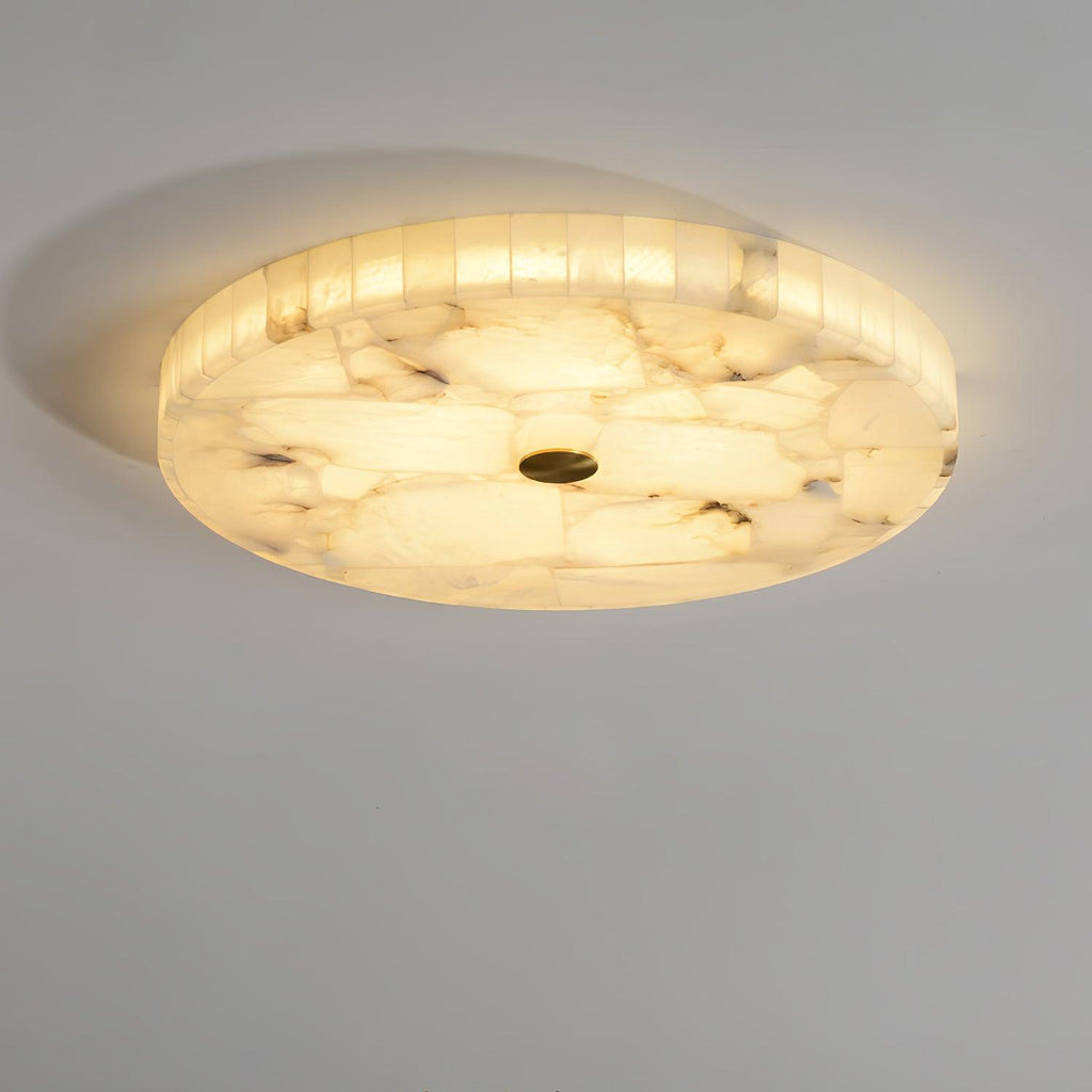 Sorrelrose Alabaster Ceiling Light-Moonnatur