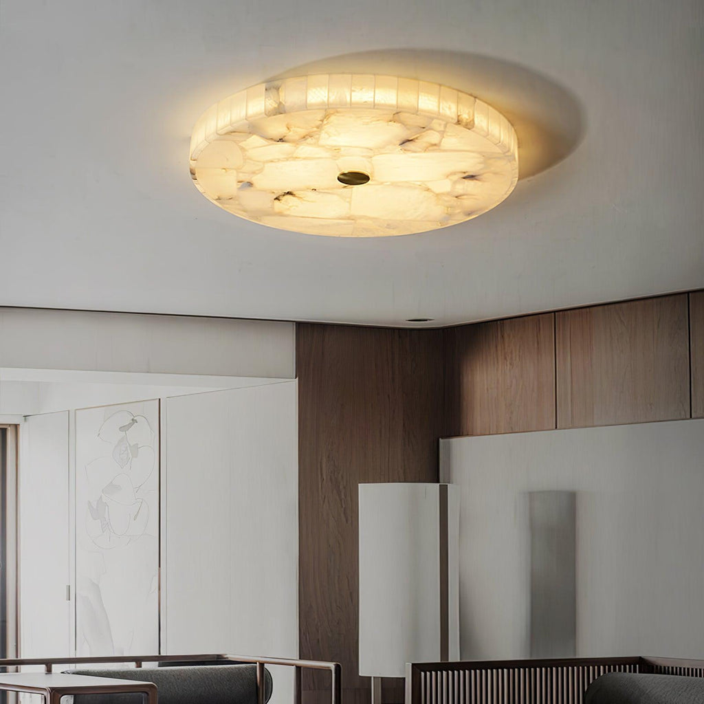 Sorrelrose Alabaster Ceiling Light-Moonnatur