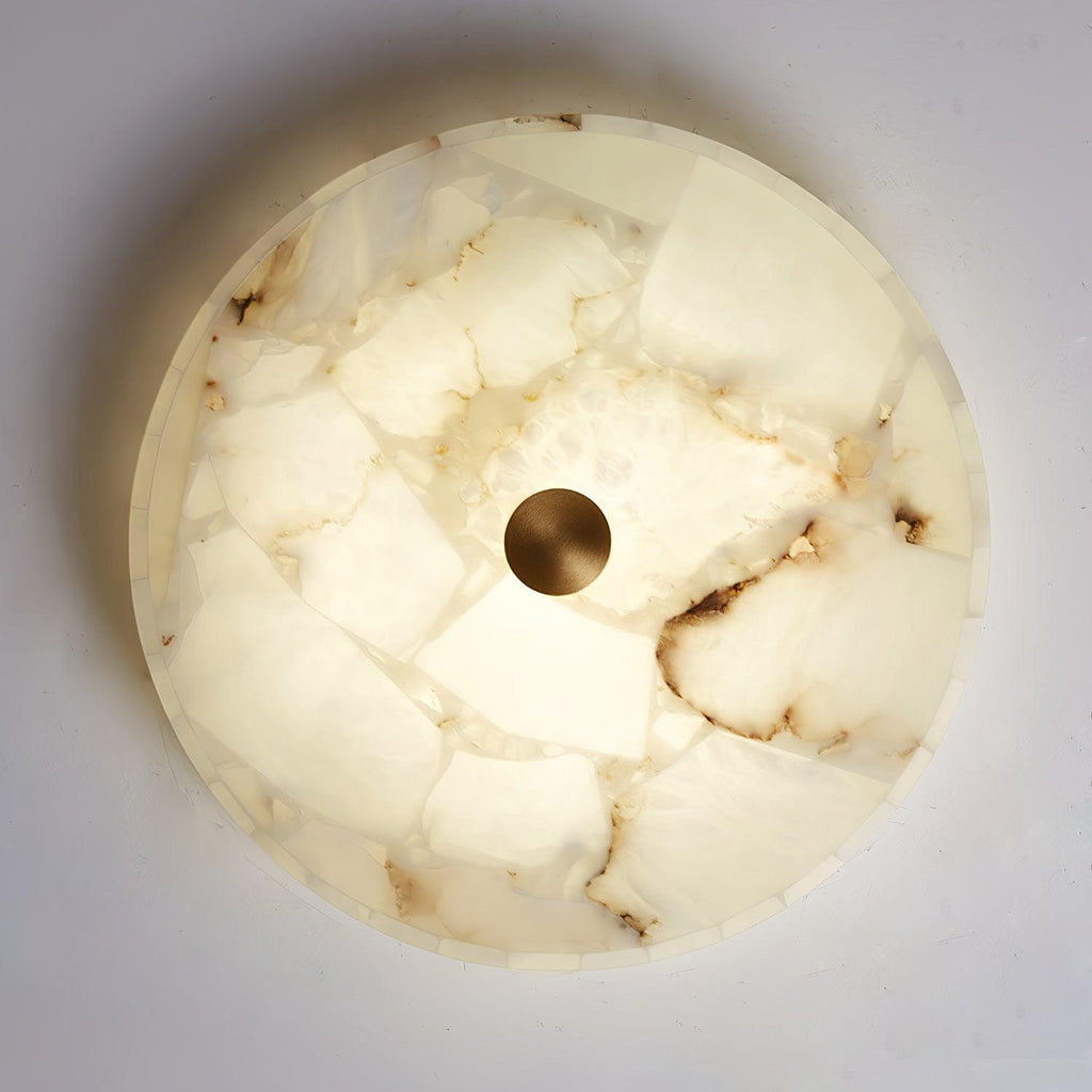 Sorrelrose Alabaster Ceiling Light-Moonnatur