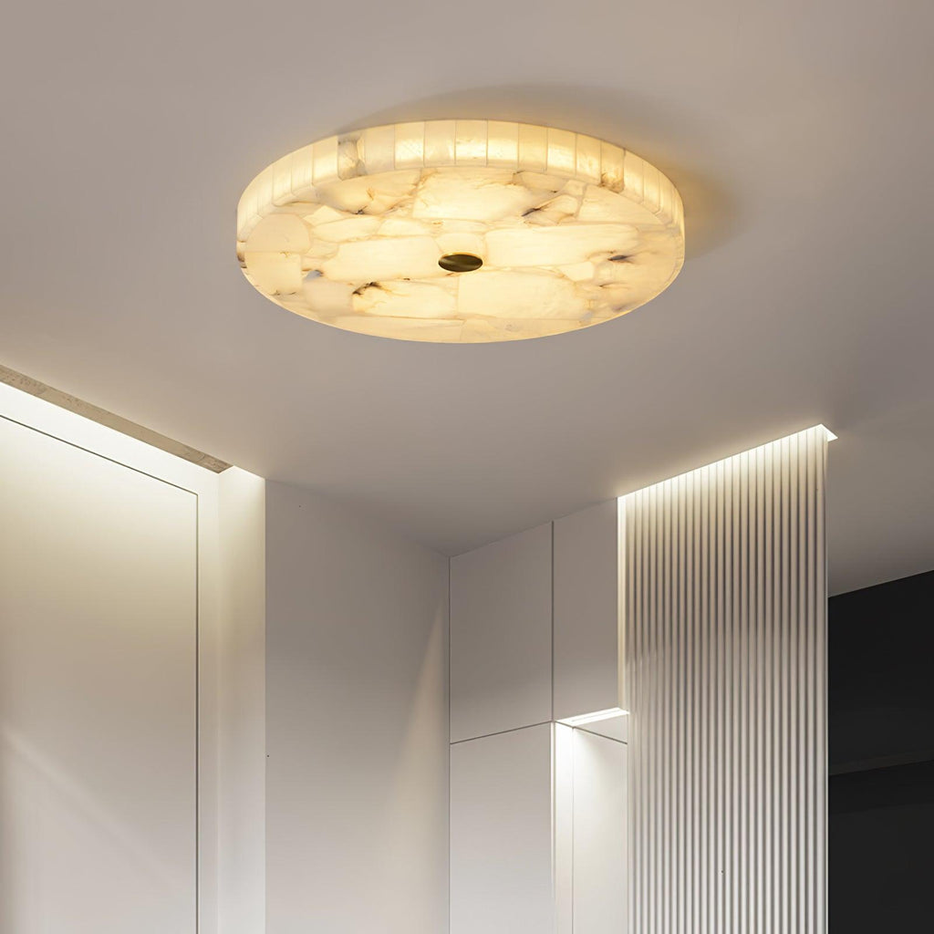 Sorrelrose Alabaster Ceiling Light-Moonnatur