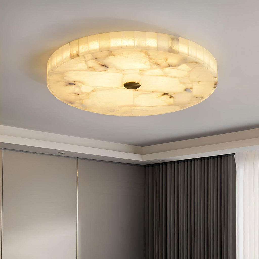 Sorrelrose Alabaster Ceiling Light-Moonnatur