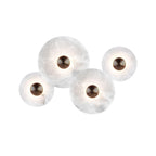 Kesterlynne Alabaster Wall Light-Moonnatur