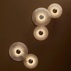 Kesterlynne Alabaster Wall Light-Moonnatur
