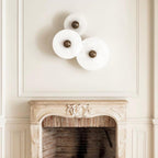 Kesterlynne Alabaster Wall Light-Moonnatur