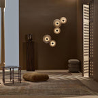 Kesterlynne Alabaster Wall Light-Moonnatur