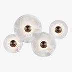 Kesterlynne Alabaster Wall Light-Moonnatur