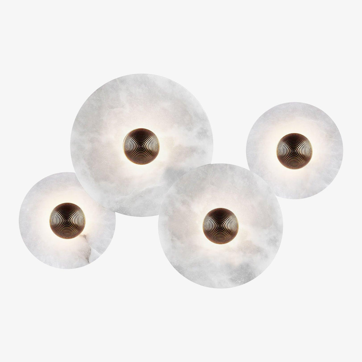 Kesterlynne Alabaster Wall Light-Moonnatur
