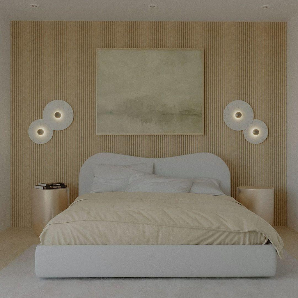Kesterlynne Alabaster Wall Light-Moonnatur