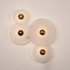 Ambeldale Alabaster Wall Light-Moonnatur
