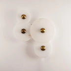 Ambeldale Alabaster Wall Light-Moonnatur
