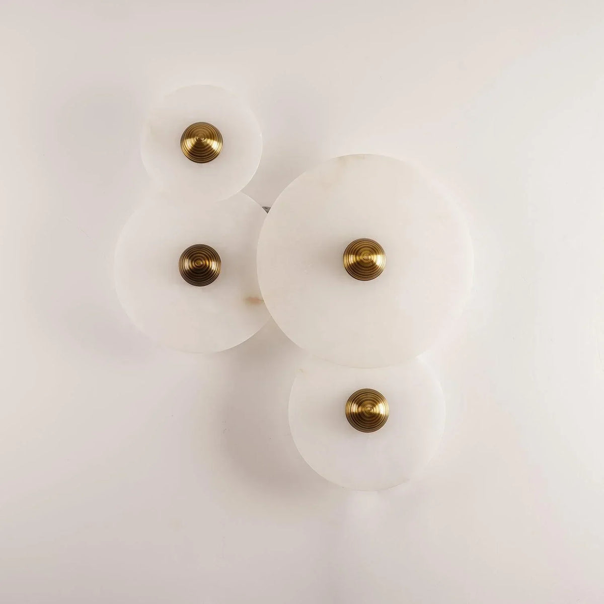 Ambeldale Alabaster Wall Light-Moonnatur