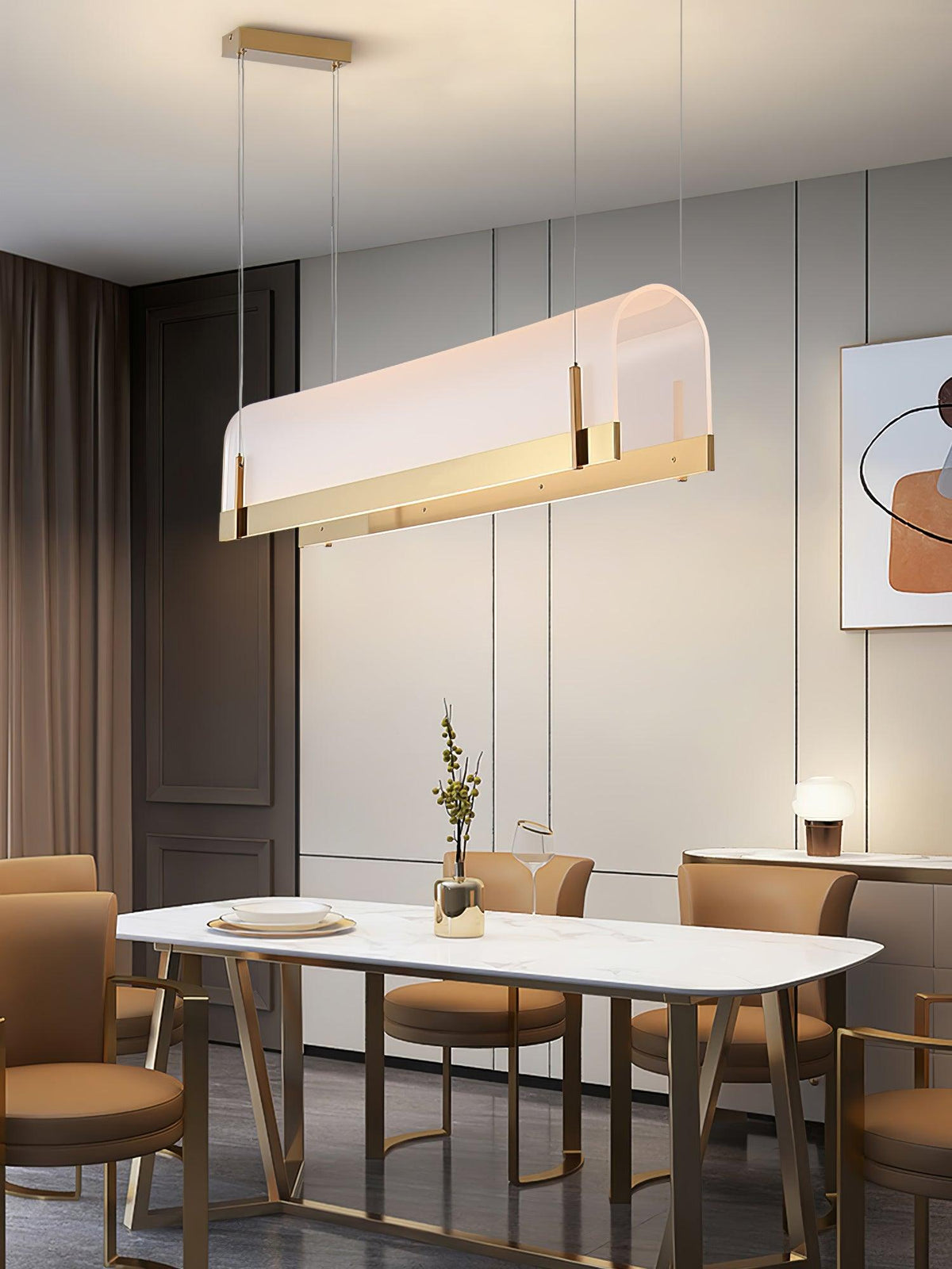 Finverlynne Acrylic Pendant Light-Moonnatur