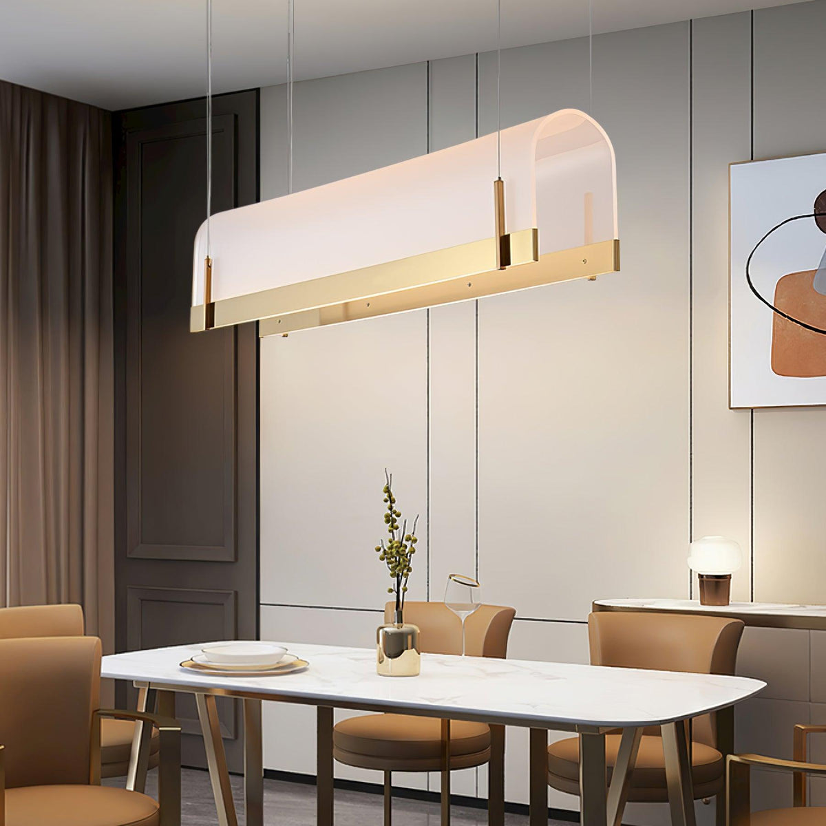 Finverlynne Acrylic Pendant Light-Moonnatur