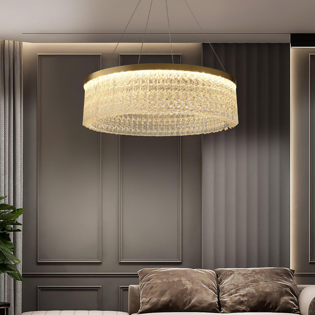 Verdenara Crystal Chandelier-Moonnatur