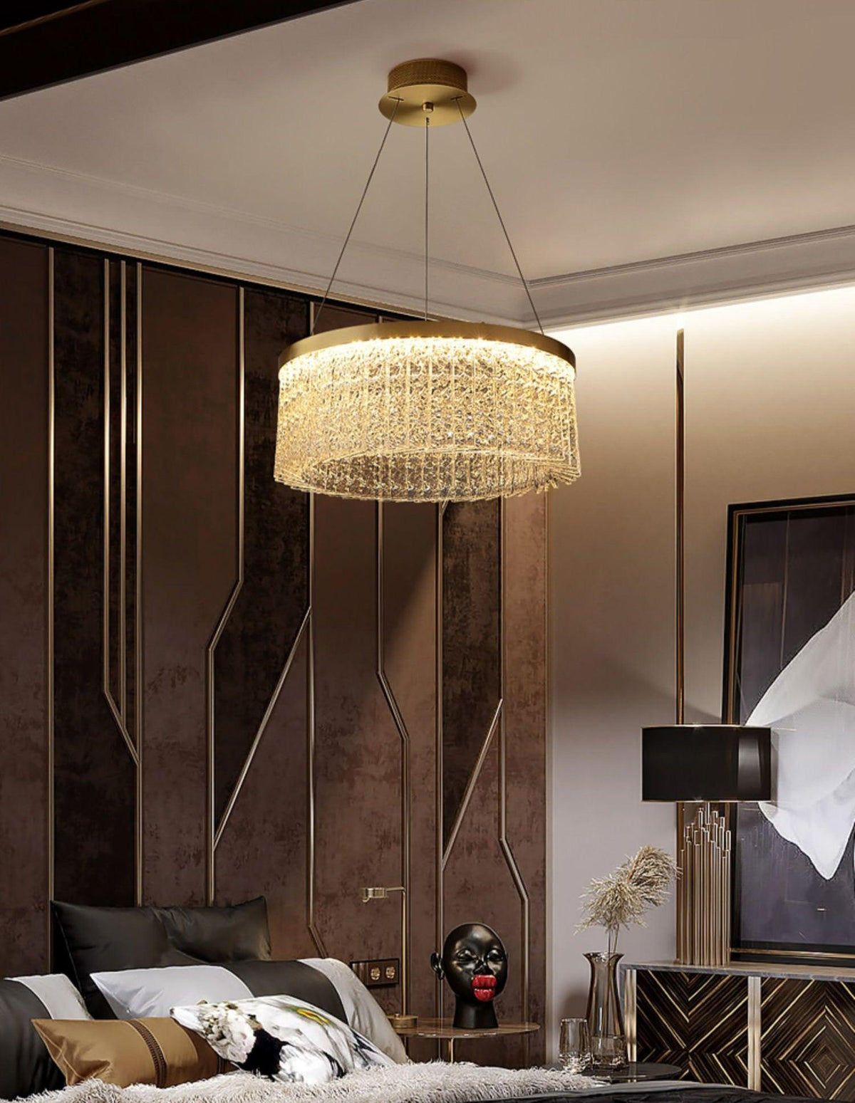 Verdenara Crystal Chandelier-Moonnatur