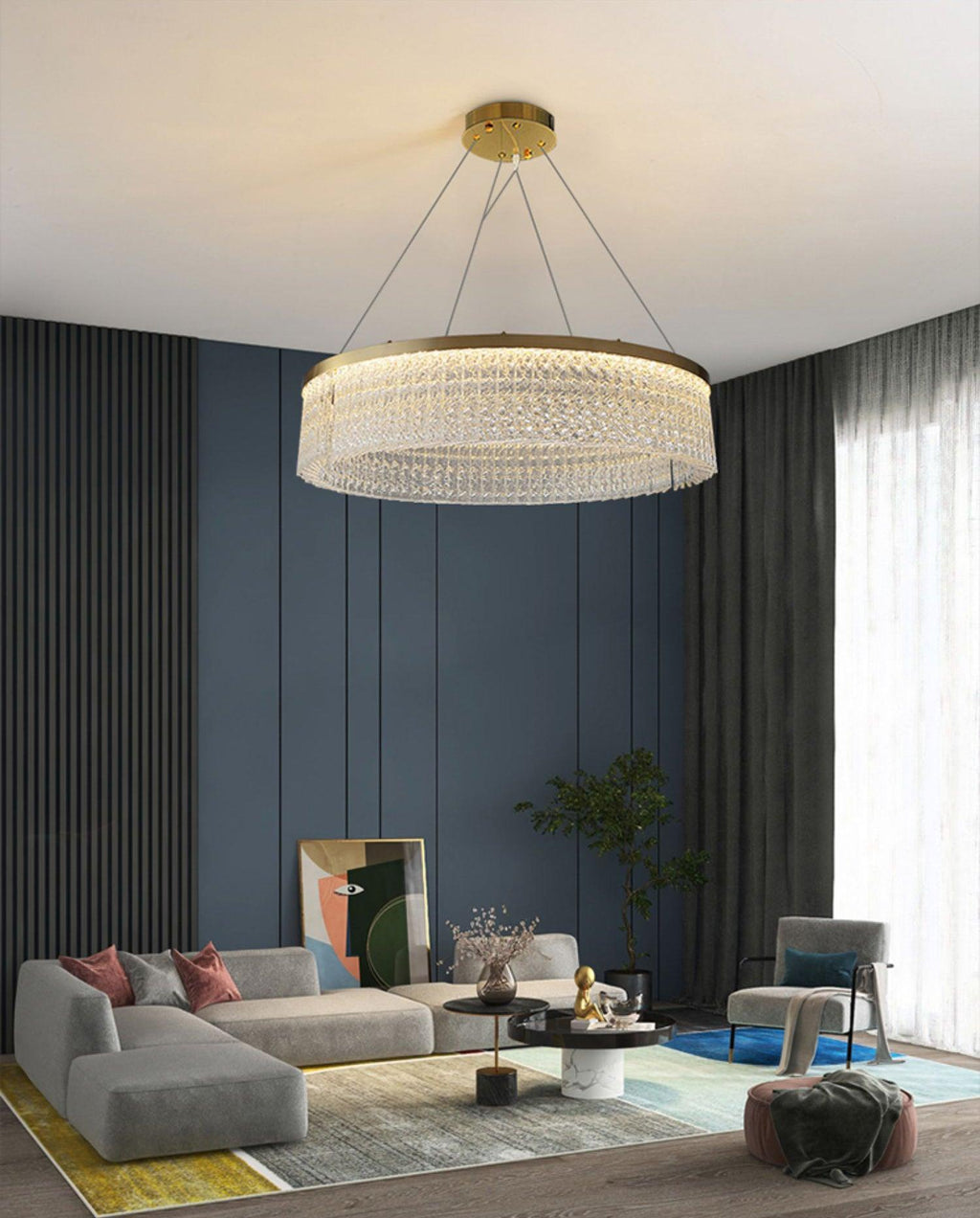 Verdenara Crystal Chandelier-Moonnatur