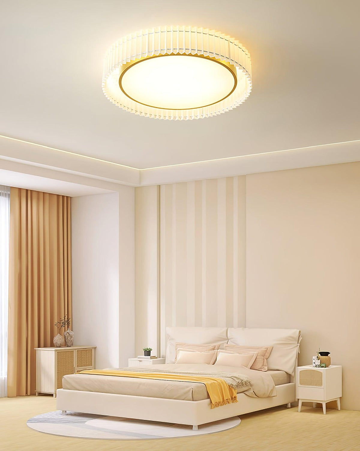 Eldenune Fabric Ceiling Light-Moonnatur