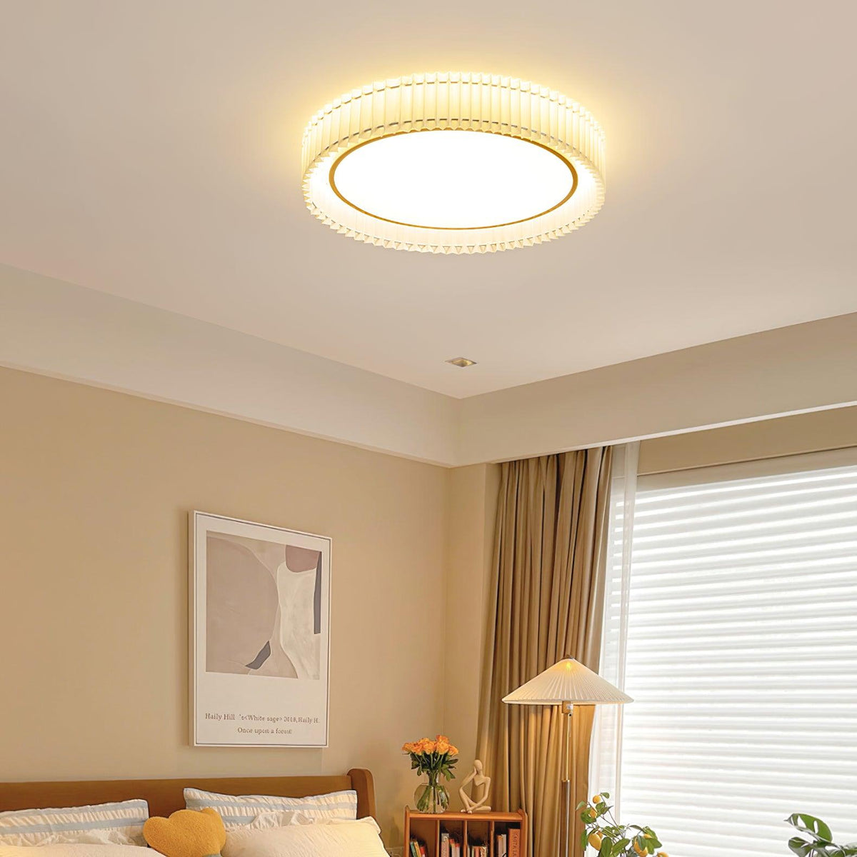 Eldenune Fabric Ceiling Light-Moonnatur