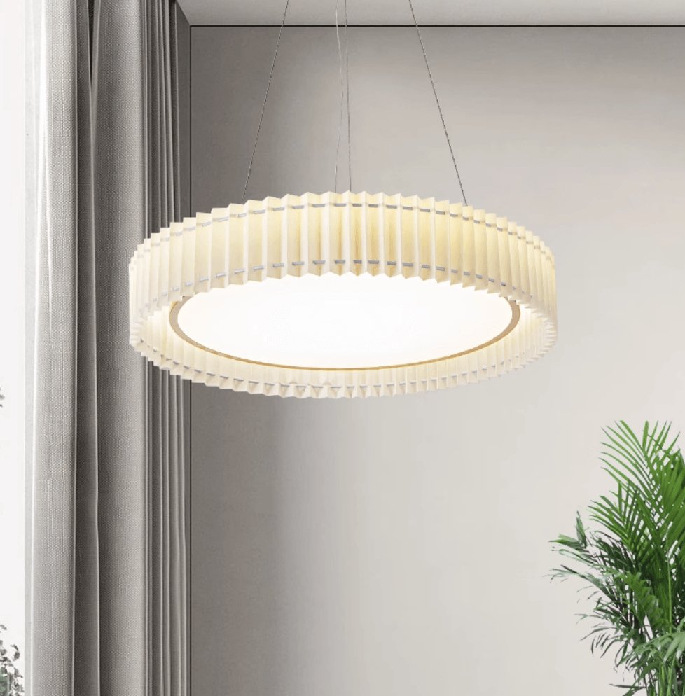Venena Fabric Pendant Light-Moonnatur