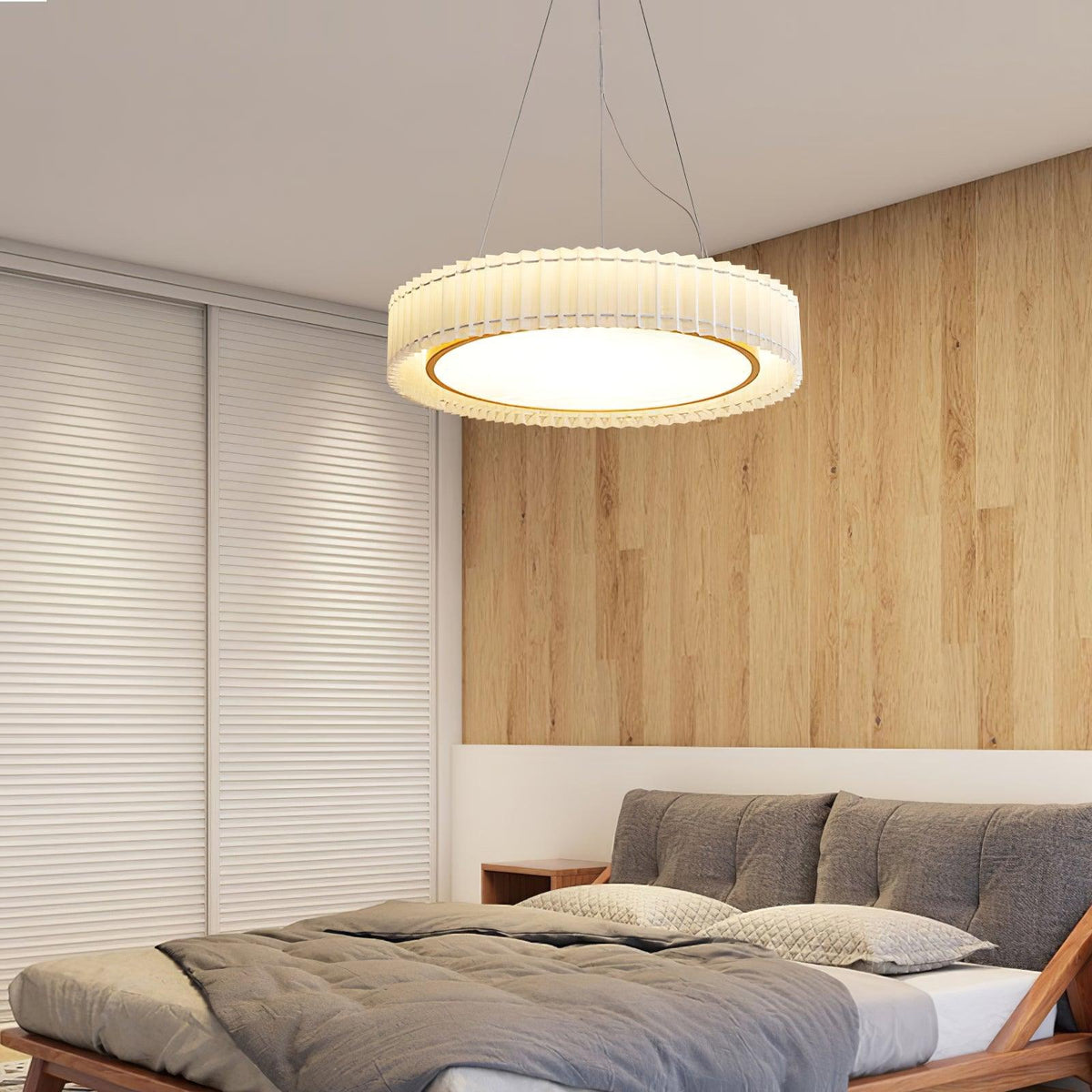 Venena Fabric Pendant Light-Moonnatur