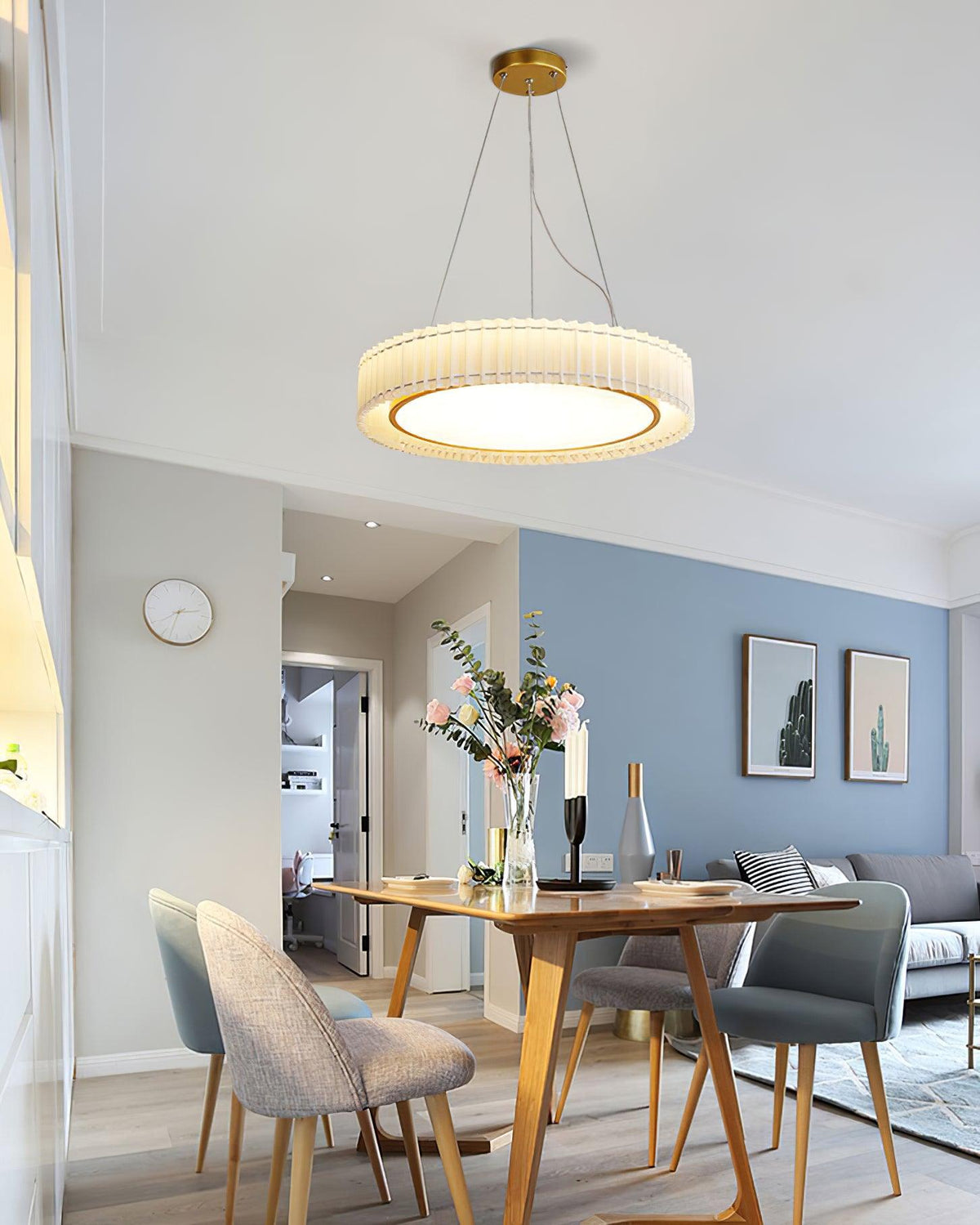 Venena Fabric Pendant Light-Moonnatur