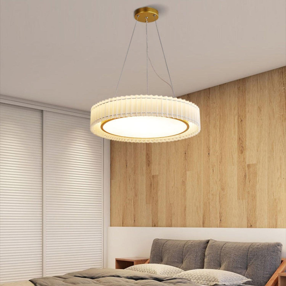 Venena Fabric Pendant Light-Moonnatur