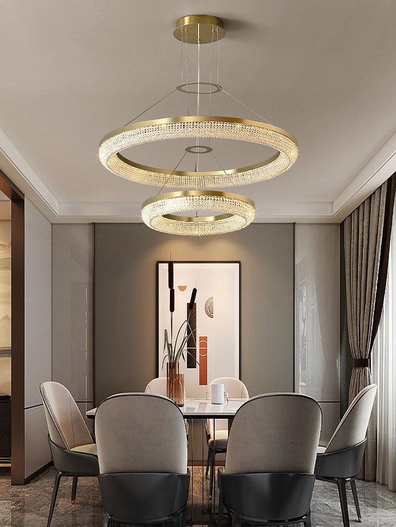 Morvenena Crystal Chandelier-Moonnatur