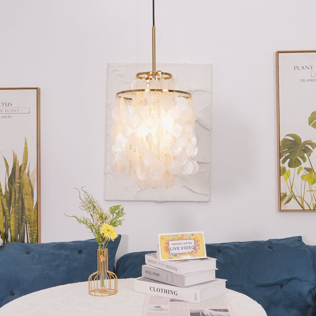 Ilmarelle Shell Chandelier-Moonnatur