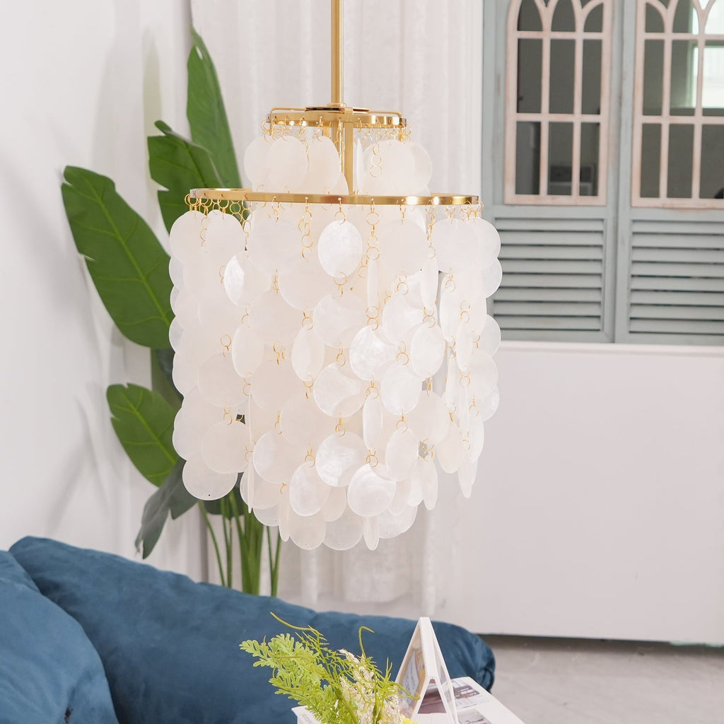 Ilmarelle Shell Chandelier-Moonnatur