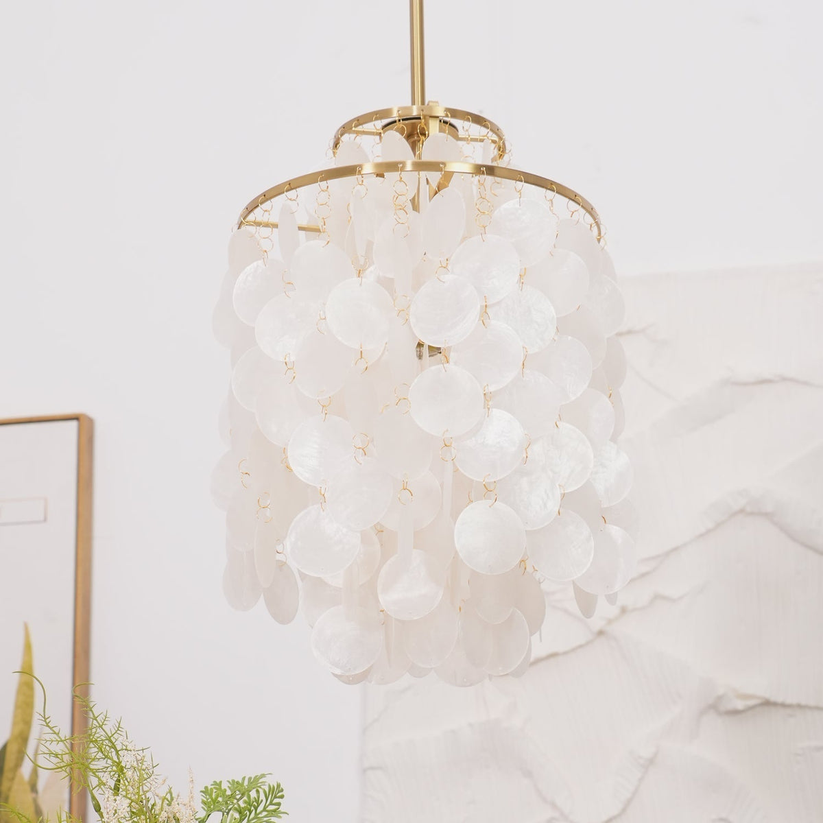 Ilmarelle Shell Chandelier-Moonnatur